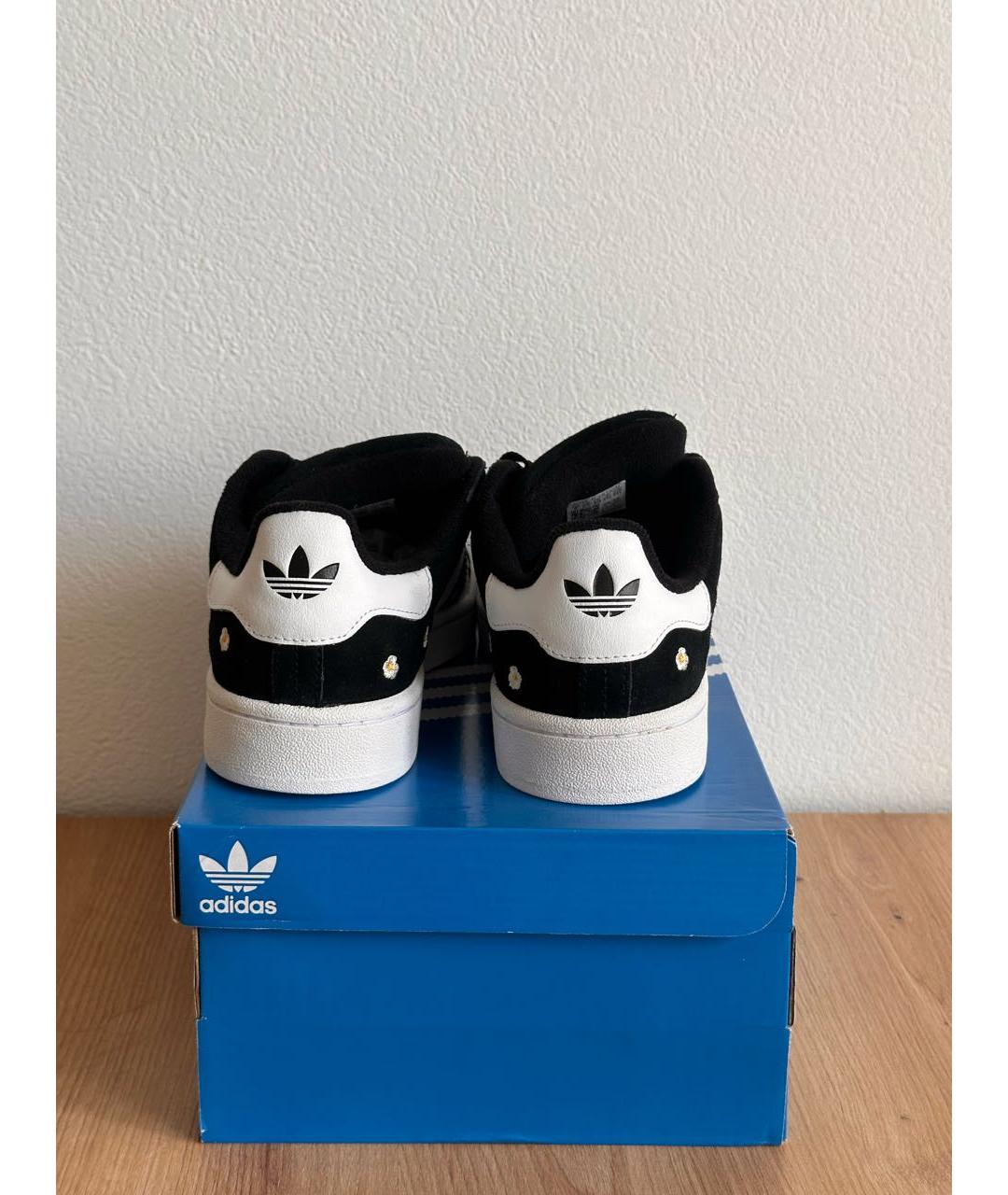 ADIDAS Черные замшевые кеды, фото 4
