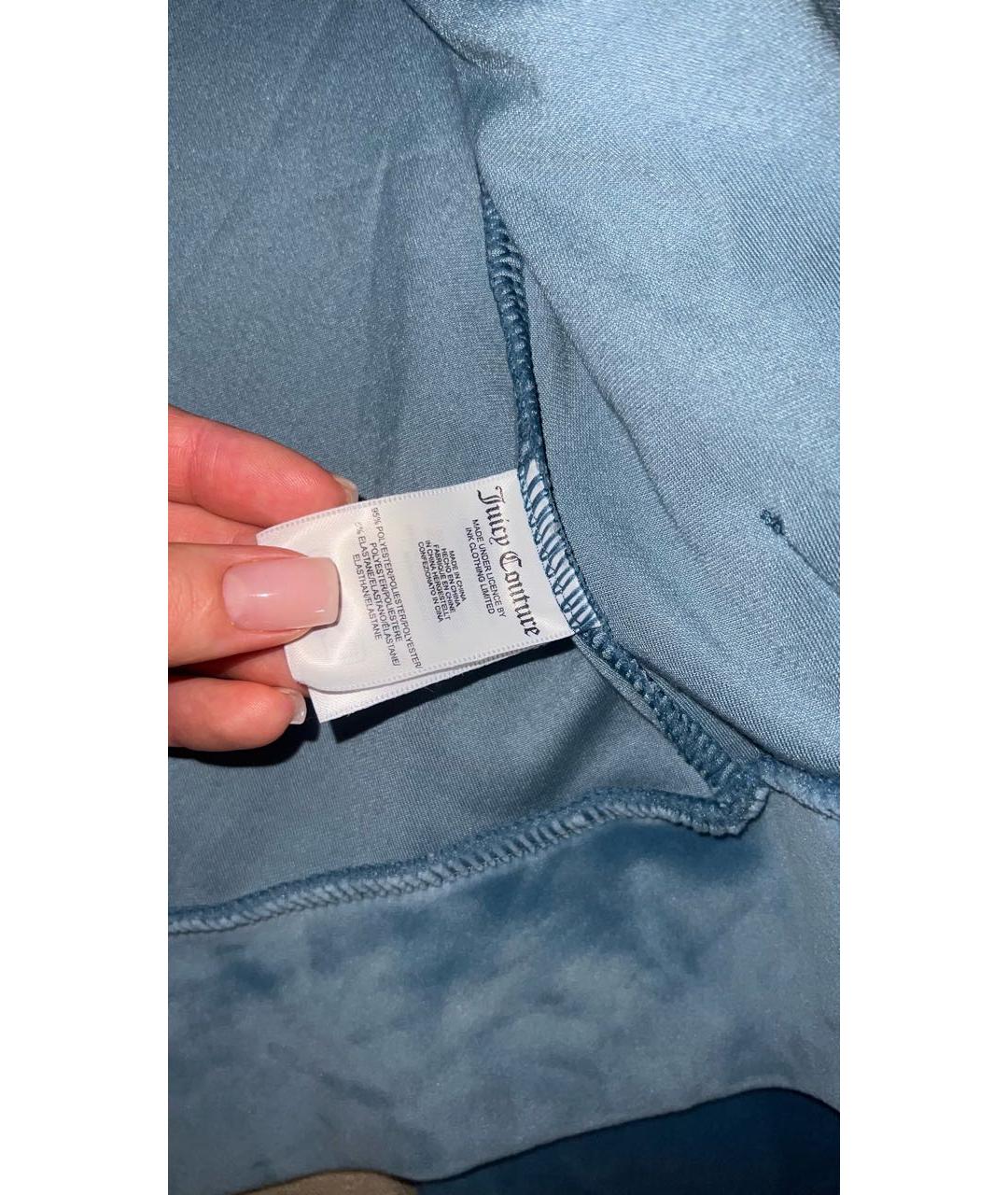 JUICY COUTURE Синий полиэстеровый спортивные костюмы, фото 6