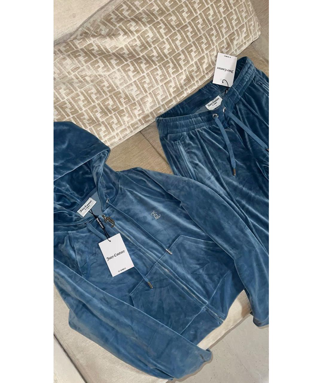 JUICY COUTURE Синий полиэстеровый спортивные костюмы, фото 2