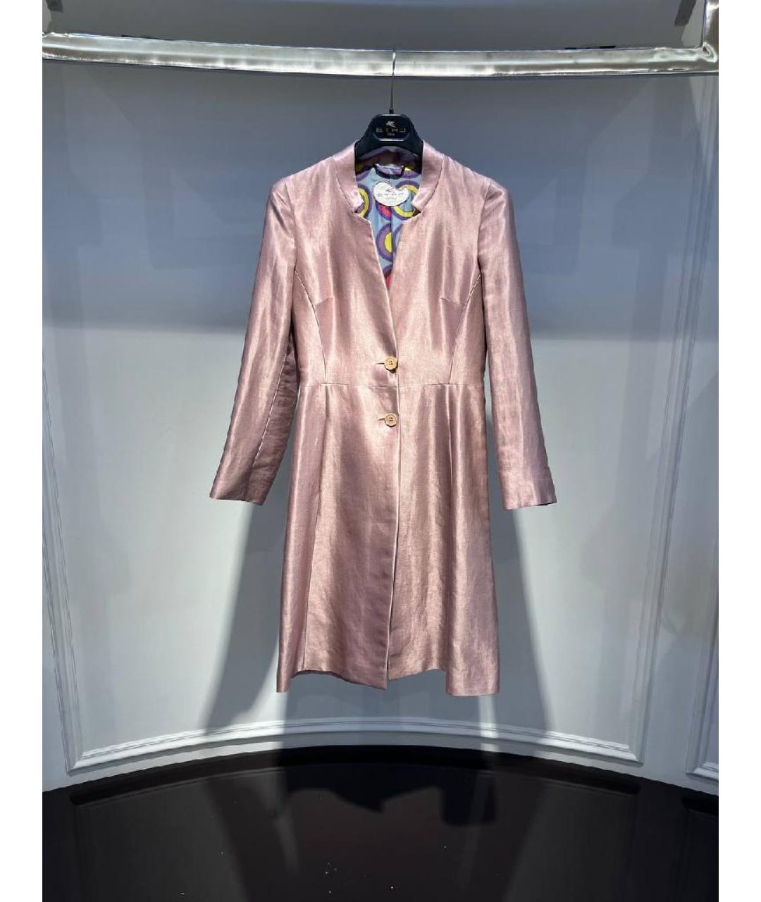 ETRO Розовое пальто, фото 3