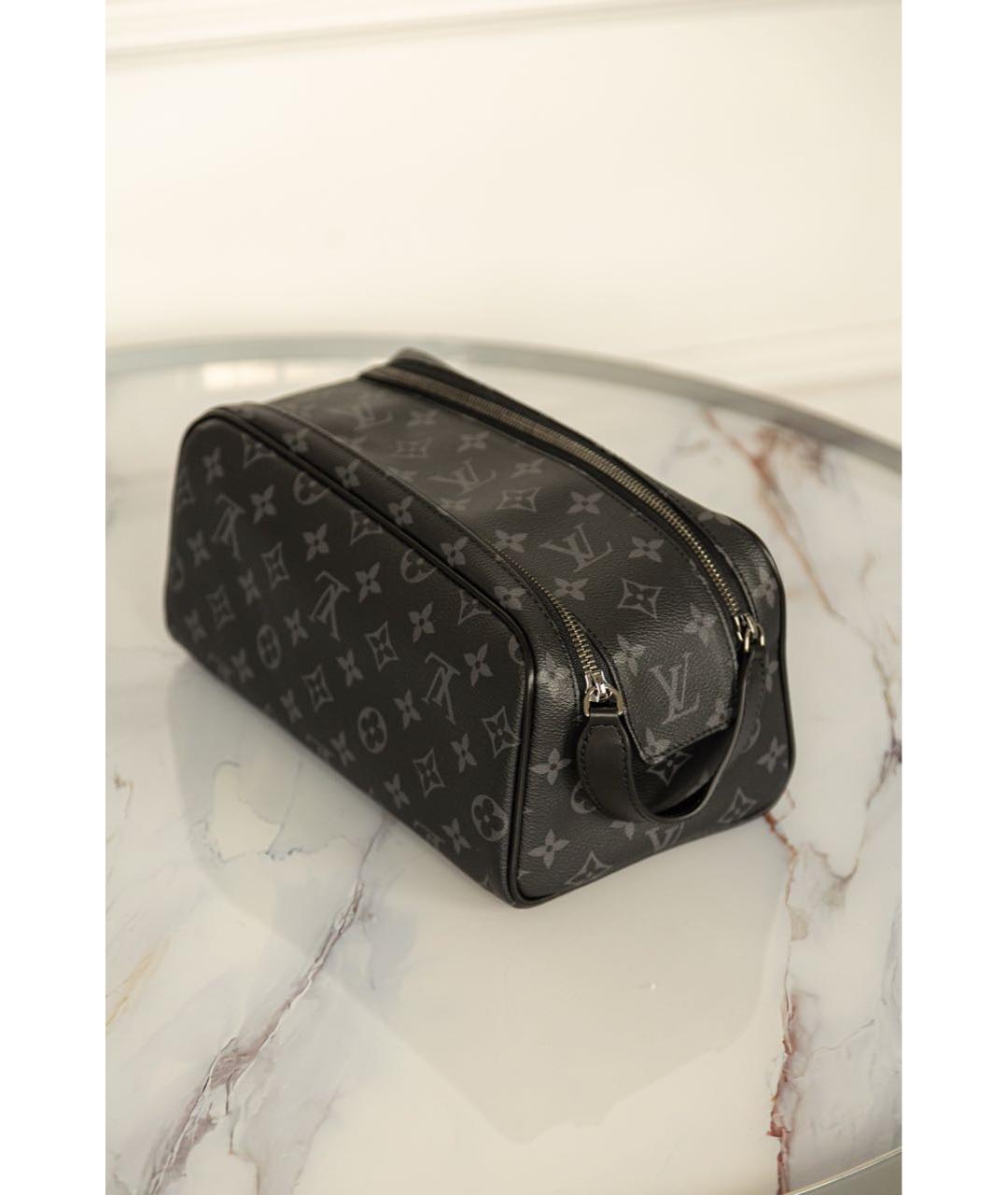 LOUIS VUITTON Черная барсетка, фото 2