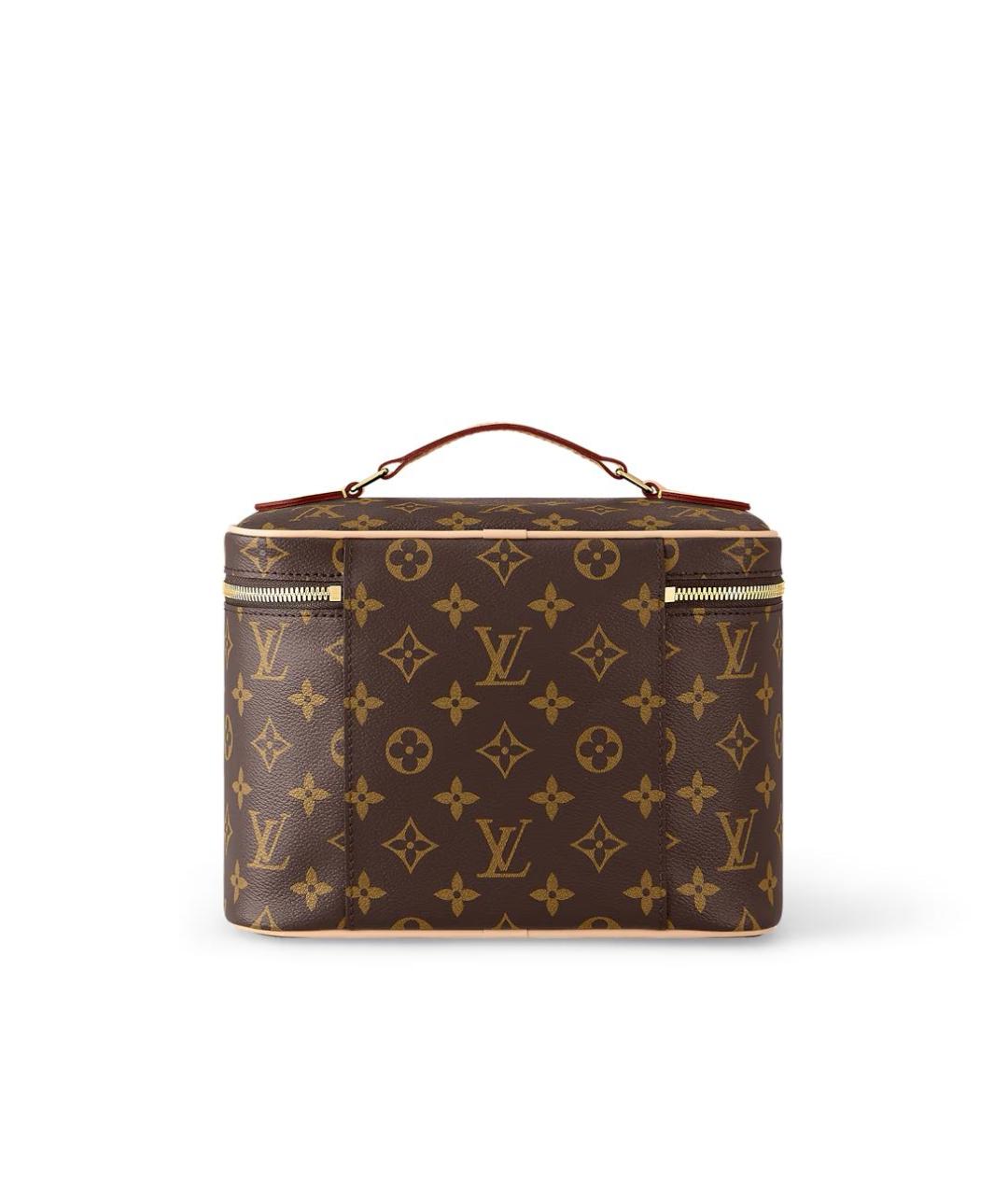 LOUIS VUITTON Коричневая косметичка, фото 7