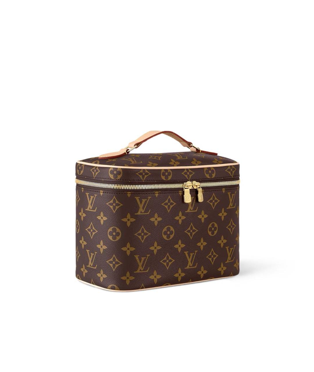 LOUIS VUITTON Коричневая косметичка, фото 3