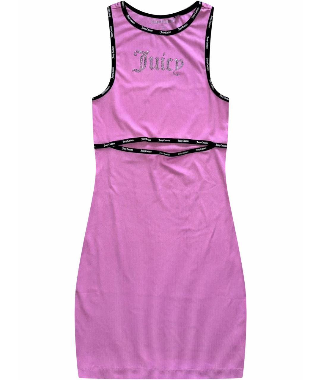 JUICY COUTURE Розовый полиэстеровый сарафан, фото 1