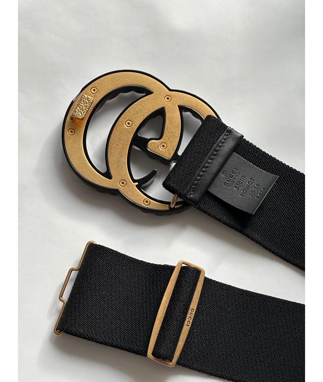 GUCCI Черный ремень, фото 4