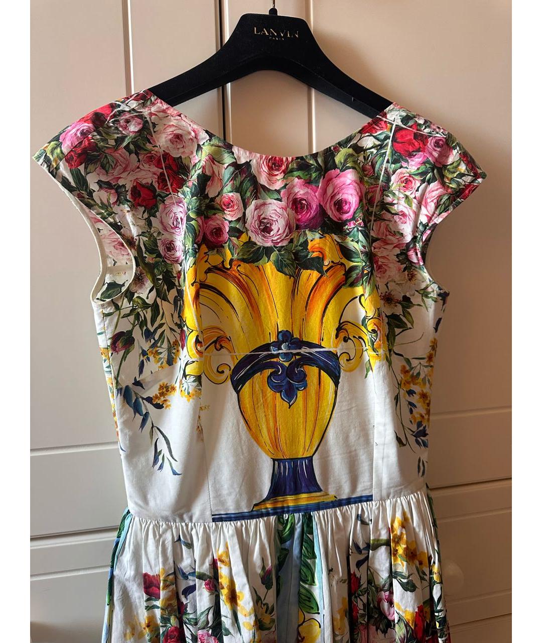DOLCE&GABBANA Мульти хлопковый сарафан, фото 2