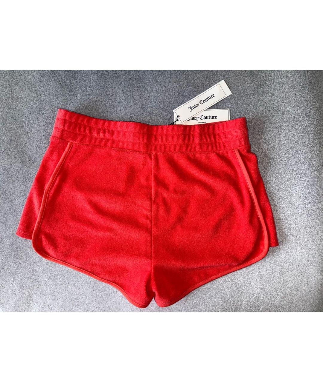 JUICY COUTURE Оранжевое полиэстеровые спортивные брюки и шорты, фото 3