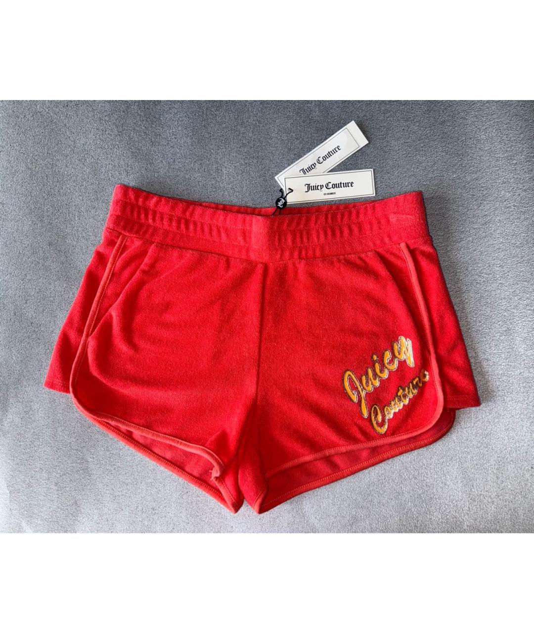 JUICY COUTURE Оранжевое полиэстеровые спортивные брюки и шорты, фото 9