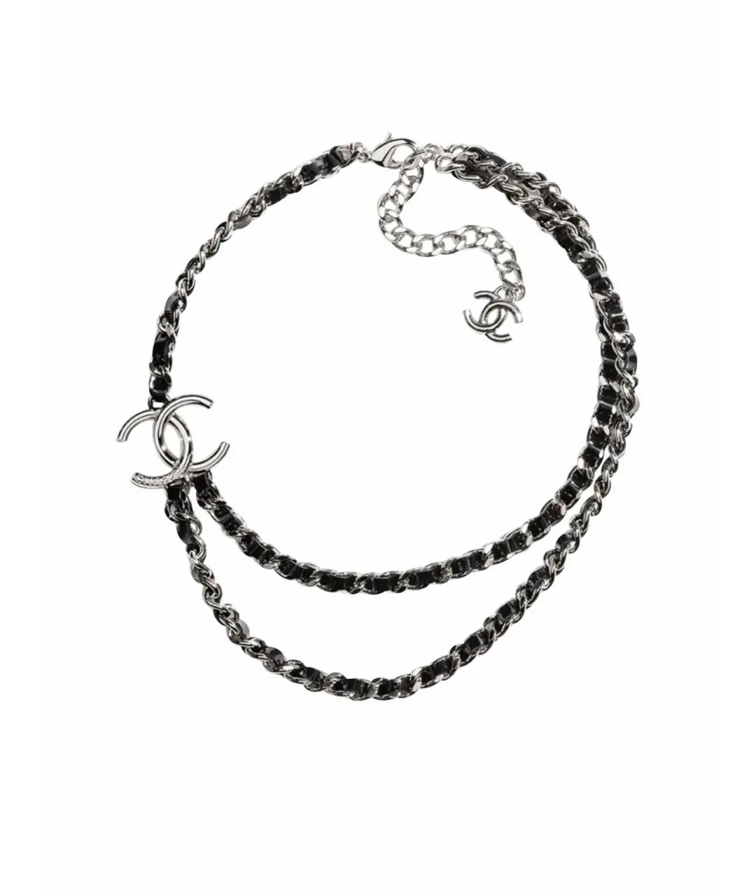 CHANEL Черное колье, фото 1