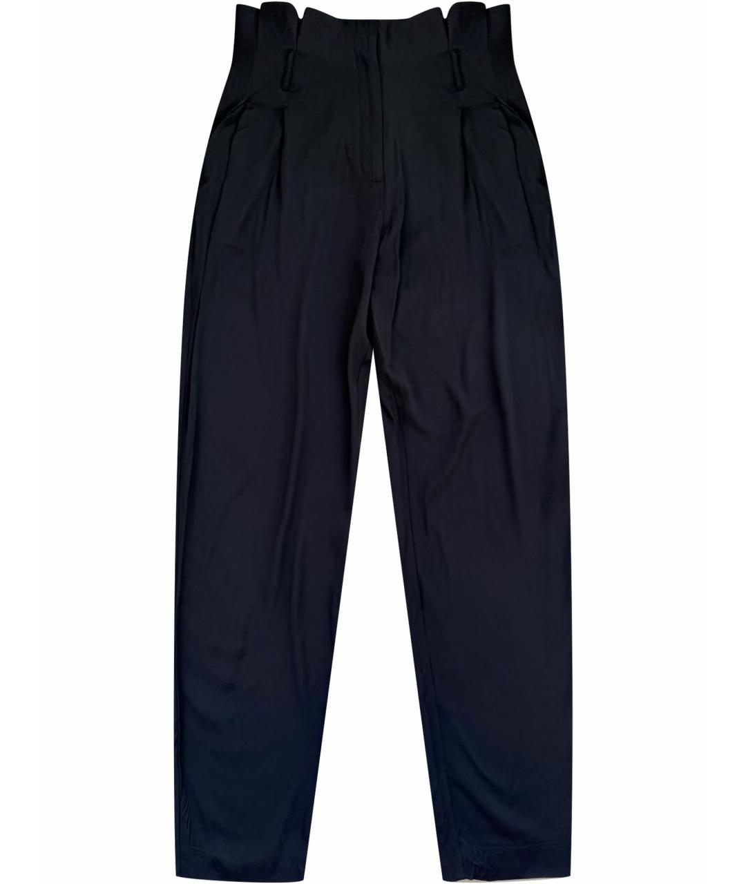 'S MAX MARA Темно-синие прямые брюки, фото 1