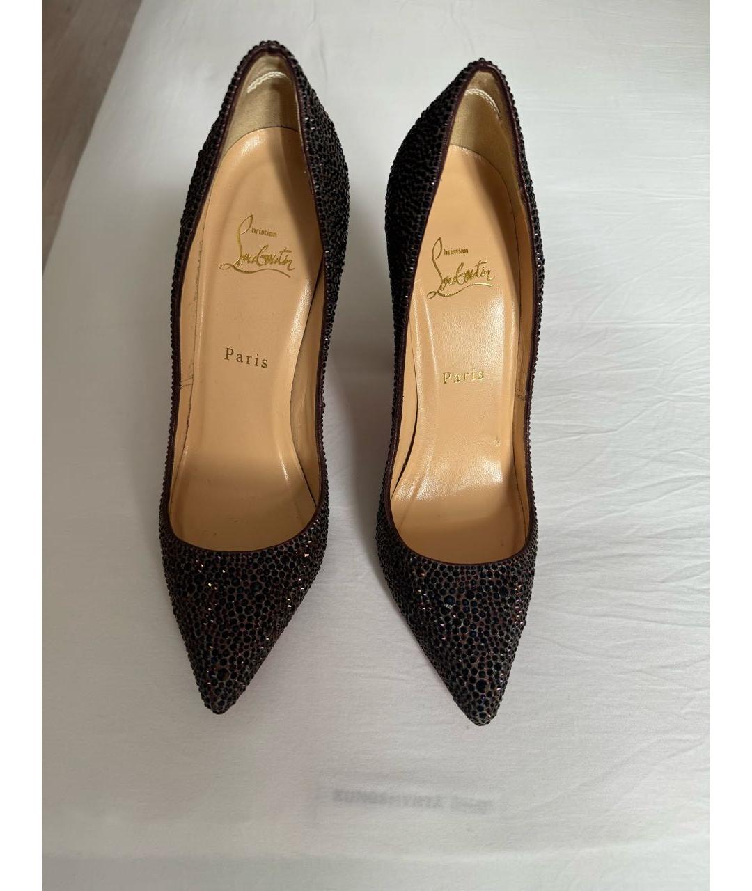 CHRISTIAN LOUBOUTIN Черные туфли, фото 2