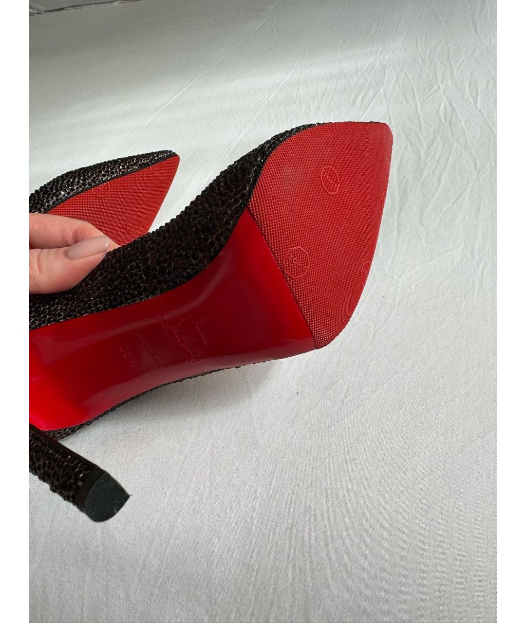 CHRISTIAN LOUBOUTIN Черные туфли, фото 5