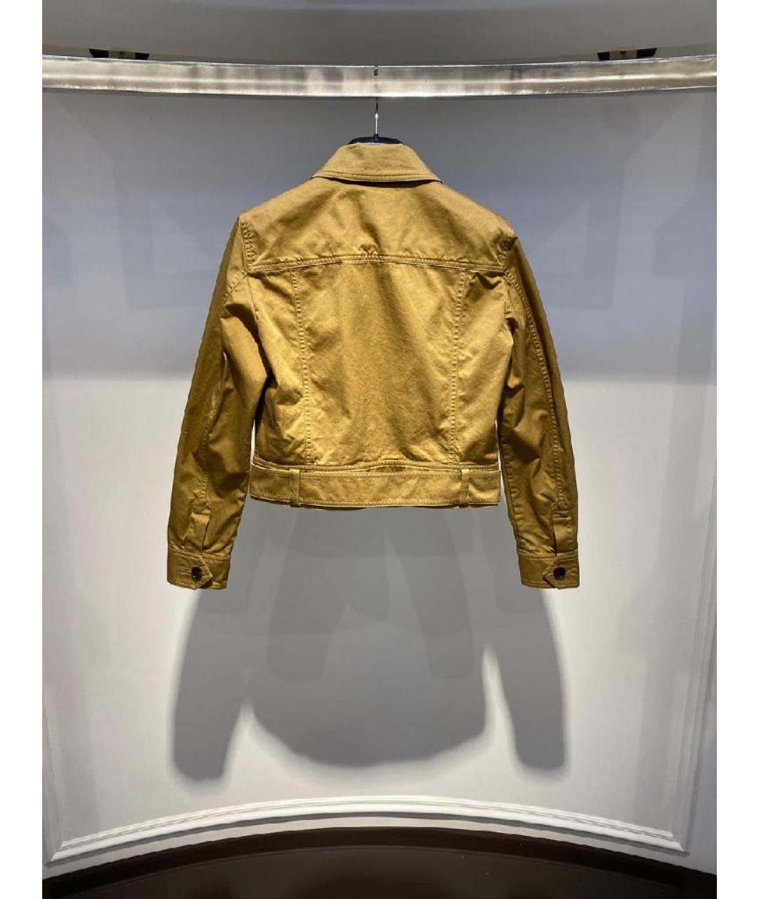 SAINT LAURENT Горчичная куртка, фото 3