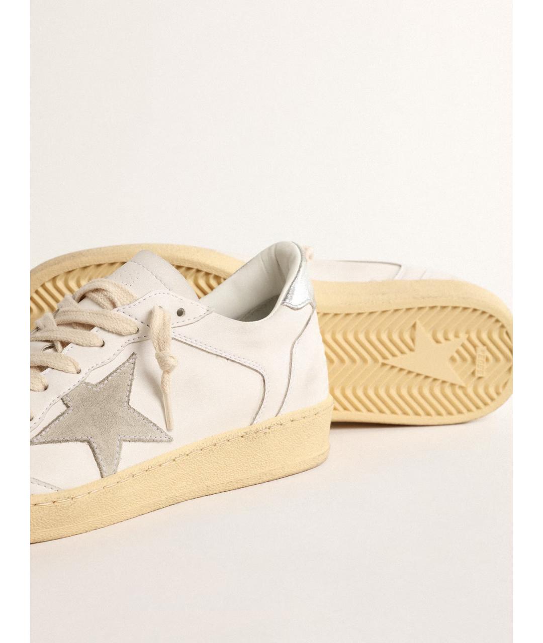 GOLDEN GOOSE DELUXE BRAND Белые кожаные кеды, фото 2