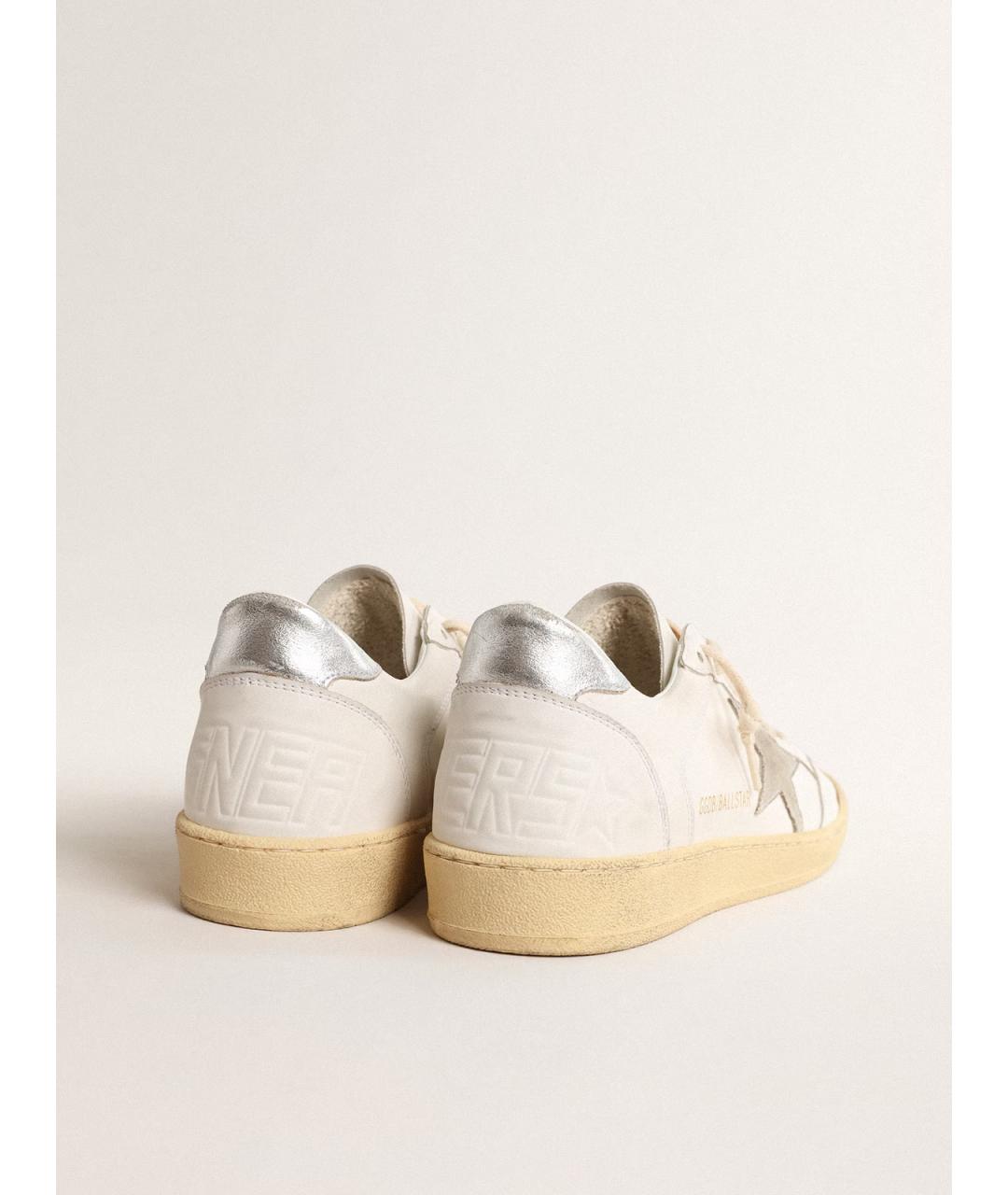 GOLDEN GOOSE DELUXE BRAND Белые кожаные кеды, фото 4