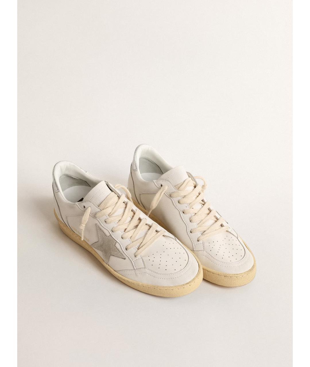 GOLDEN GOOSE DELUXE BRAND Белые кожаные кеды, фото 3