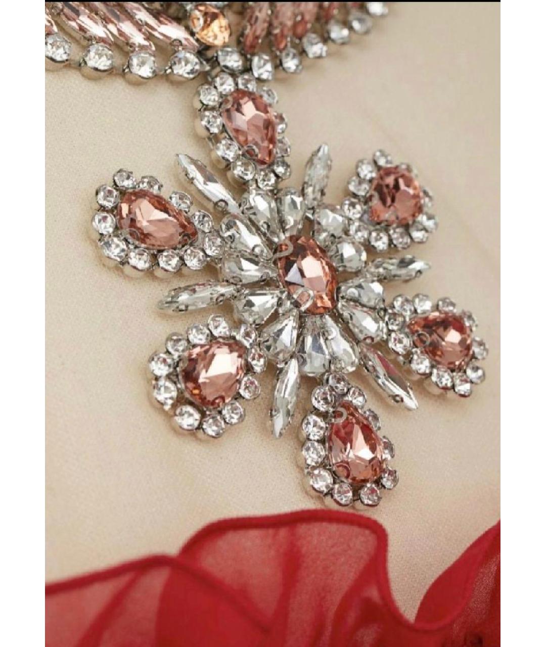GIAMBATTISTA VALLI Красное коктейльное платье, фото 3