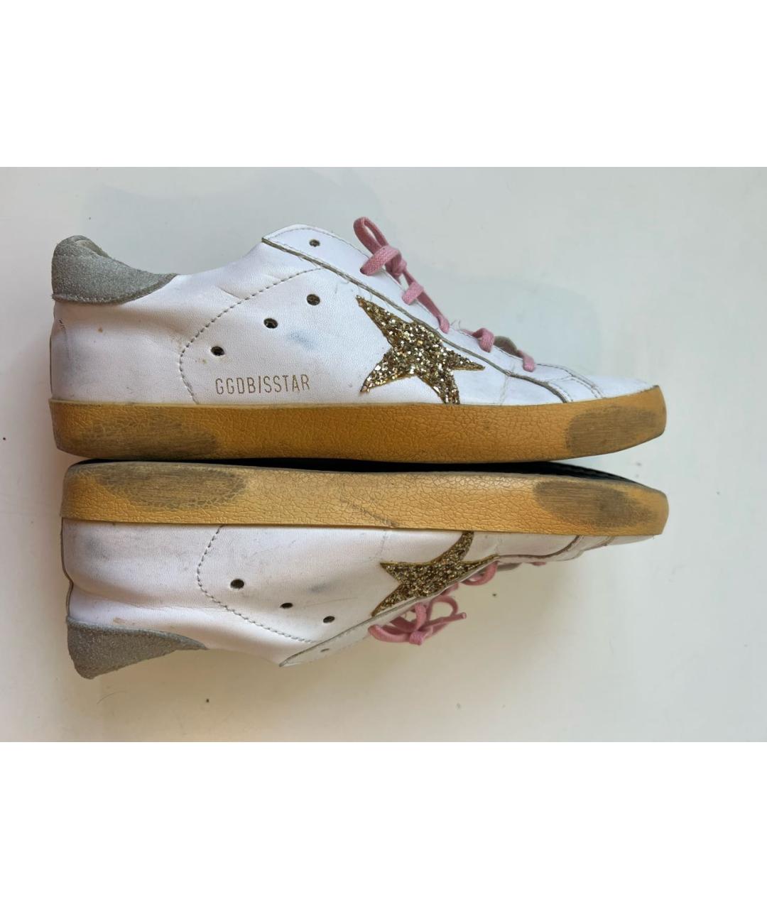 GOLDEN GOOSE DELUXE BRAND Белые кожаные кеды, фото 5