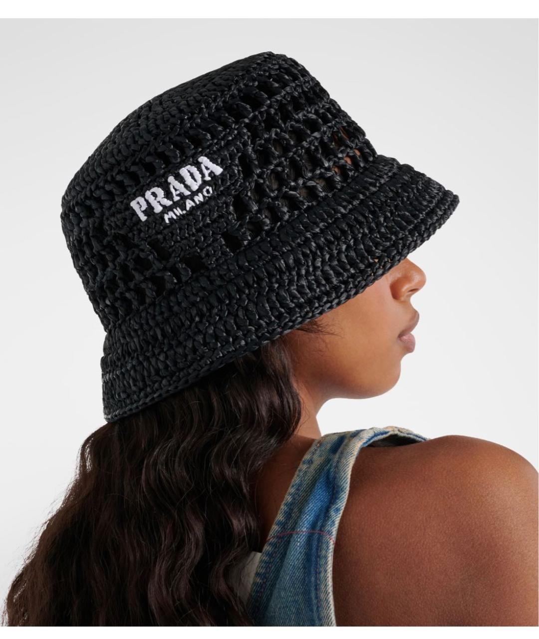 PRADA Черная панама, фото 7
