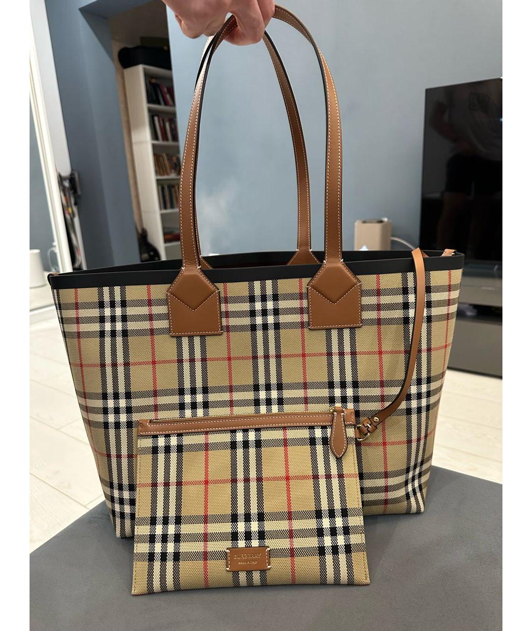 BURBERRY Мульти сумка тоут, фото 6