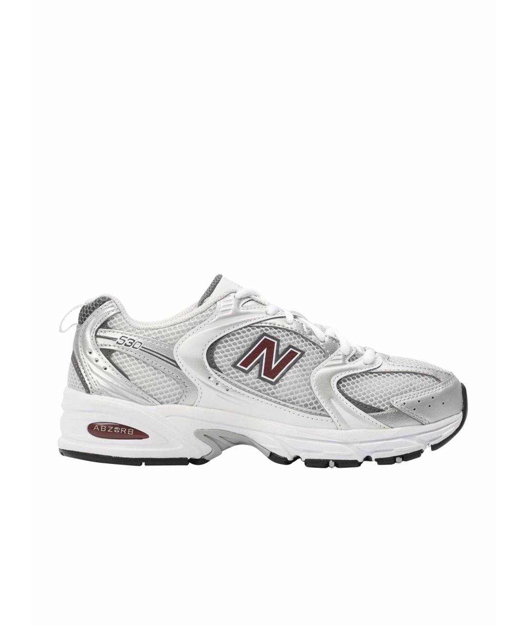 NEW BALANCE Бордовые текстильные кроссовки, фото 1
