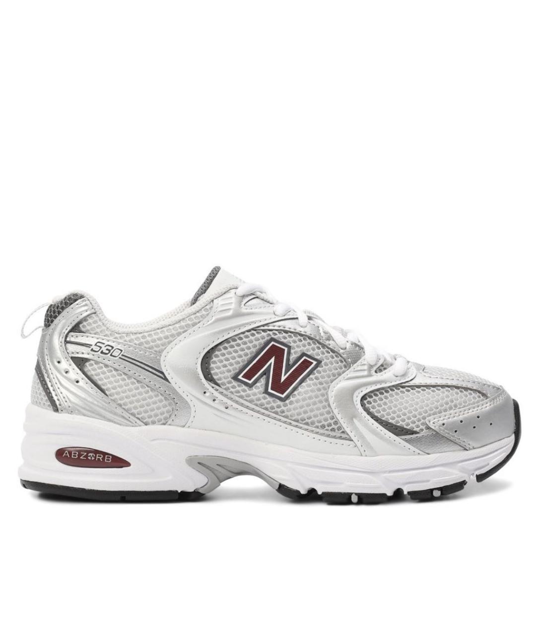 NEW BALANCE Бордовые текстильные кроссовки, фото 7