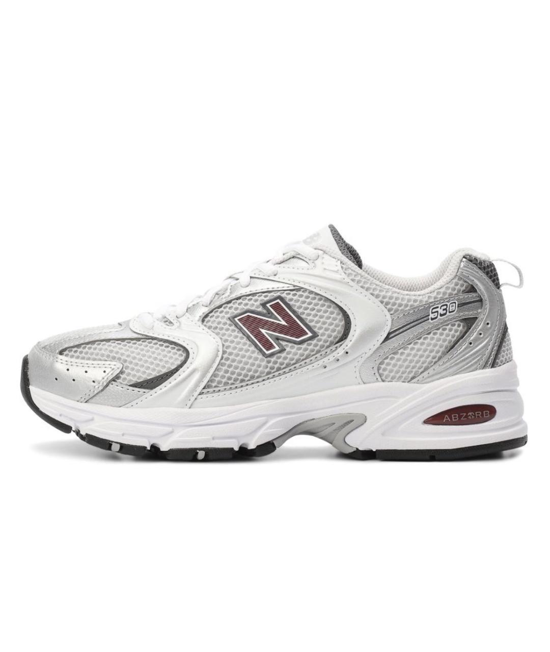 NEW BALANCE Бордовые текстильные кроссовки, фото 2