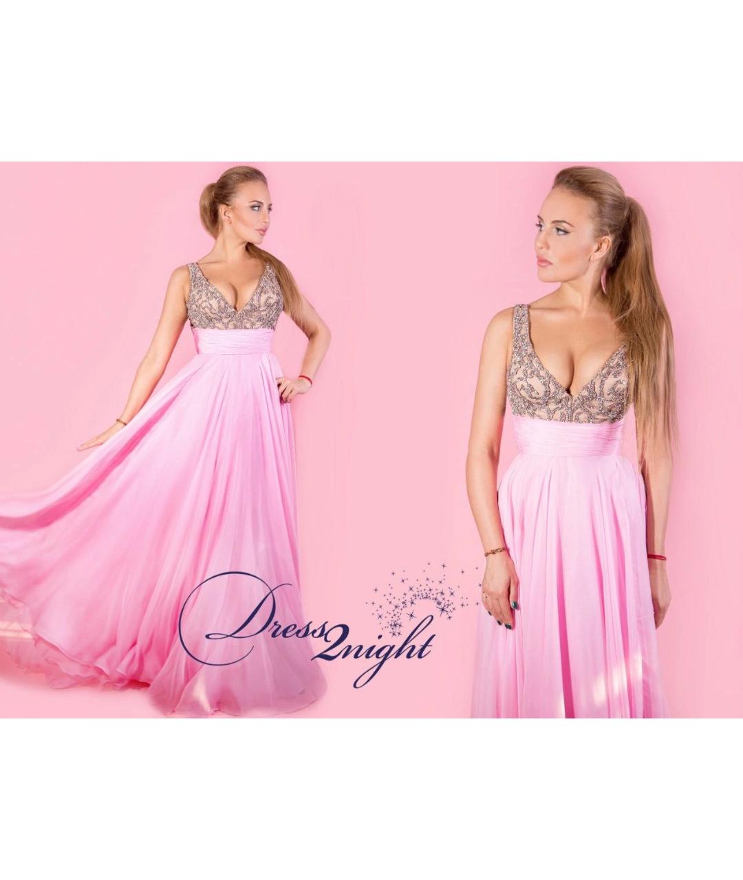 SHERRI HILL Розовое вечернее платье, фото 4