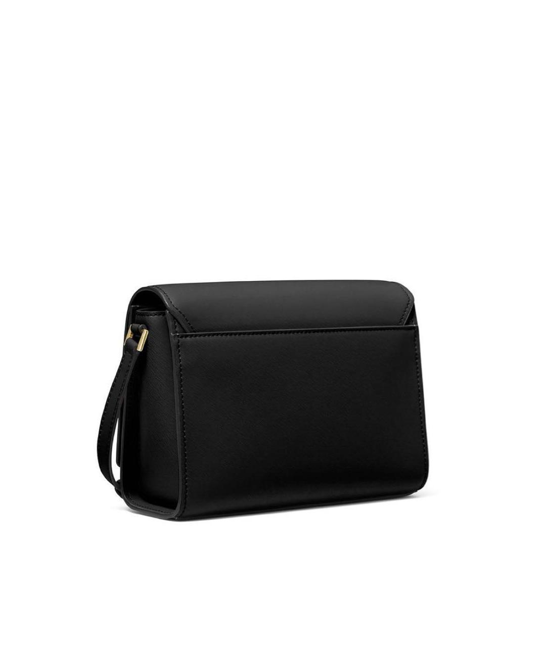 MICHAEL KORS Черная кожаная сумка через плечо, фото 2