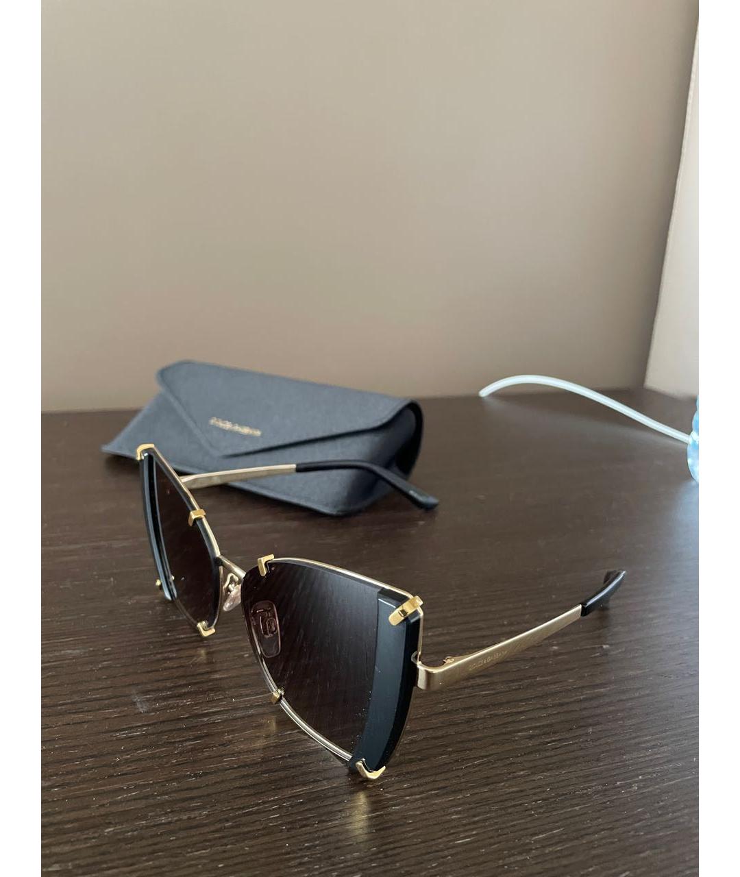 DOLCE&GABBANA Коричневые солнцезащитные очки, фото 3