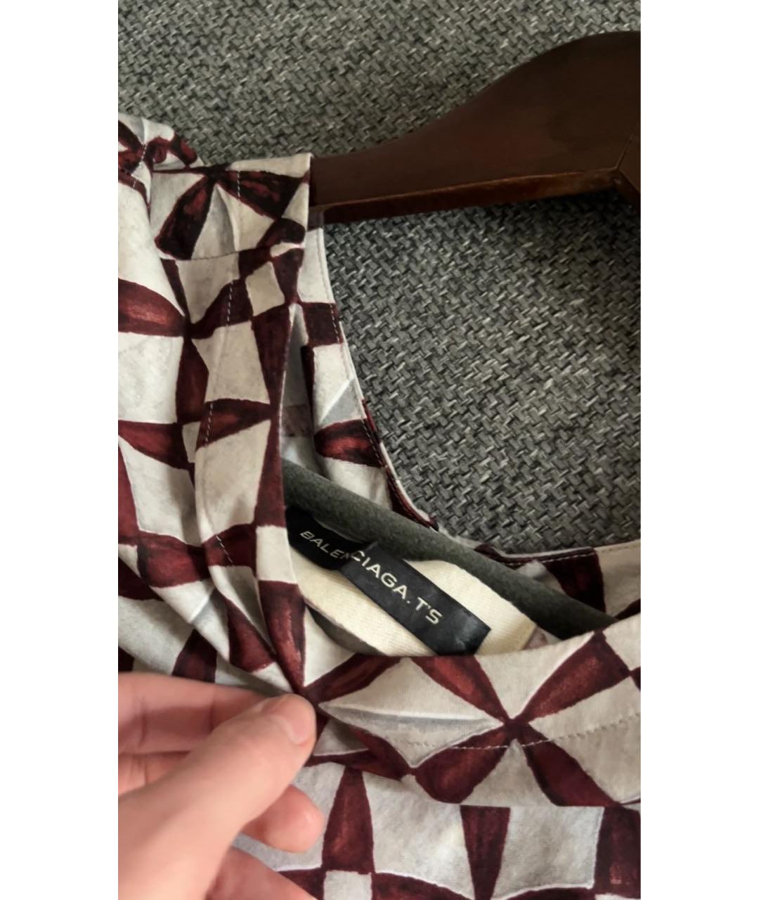 BALENCIAGA Мульти хлопковая майка, фото 3