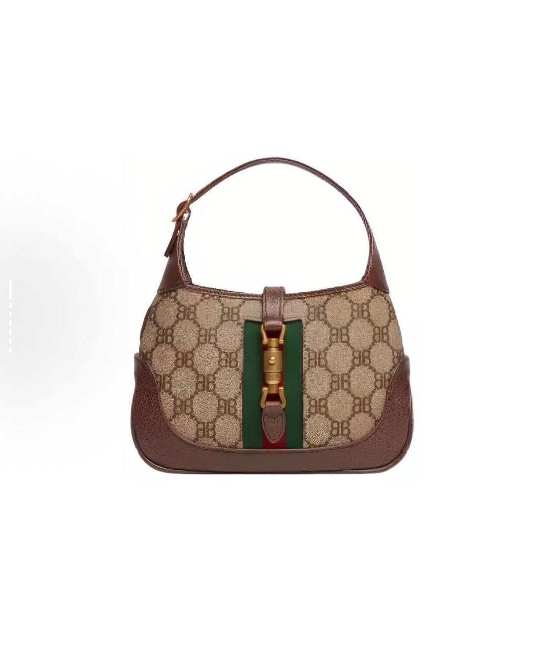 GUCCI Коричневая сумка с короткими ручками, фото 6
