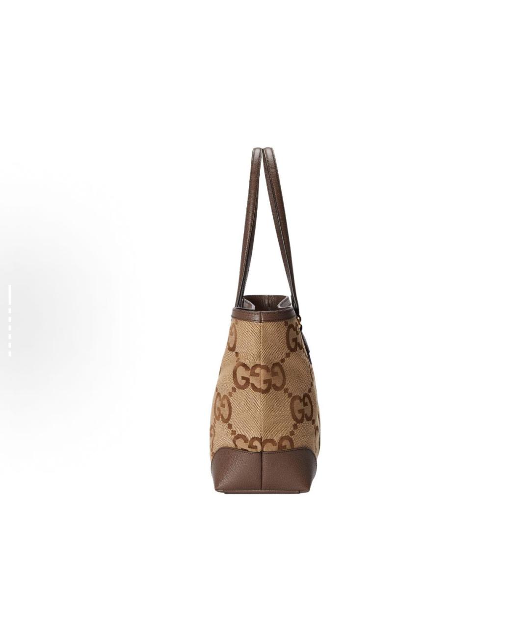 GUCCI Коричневая сумка тоут, фото 3