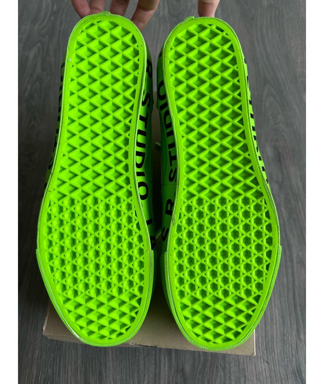 VANS Салатовые высокие кроссовки / кеды, фото 5