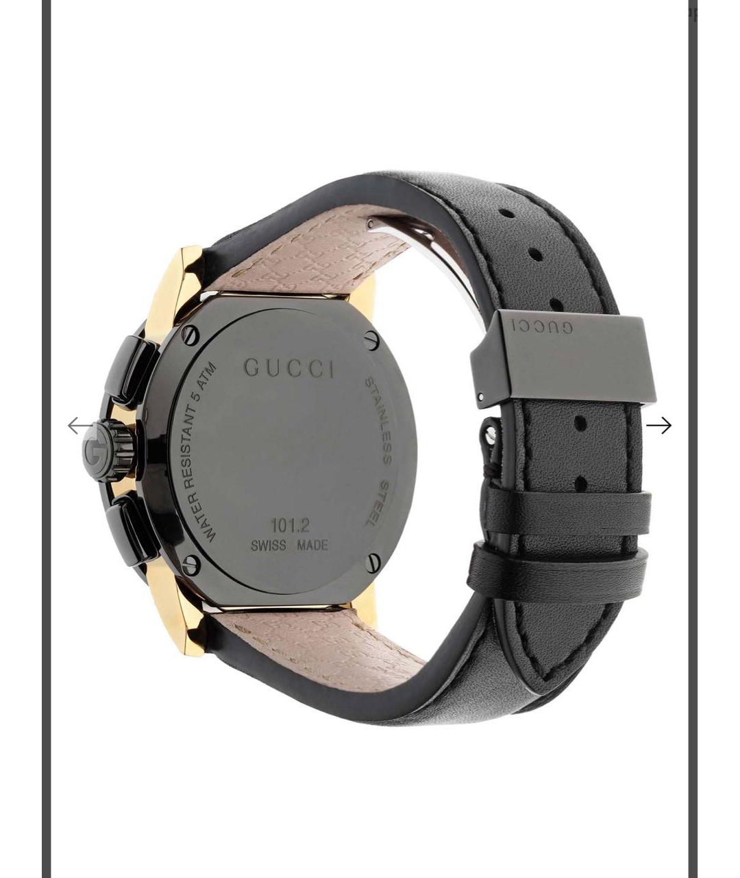 GUCCI Черные часы, фото 7