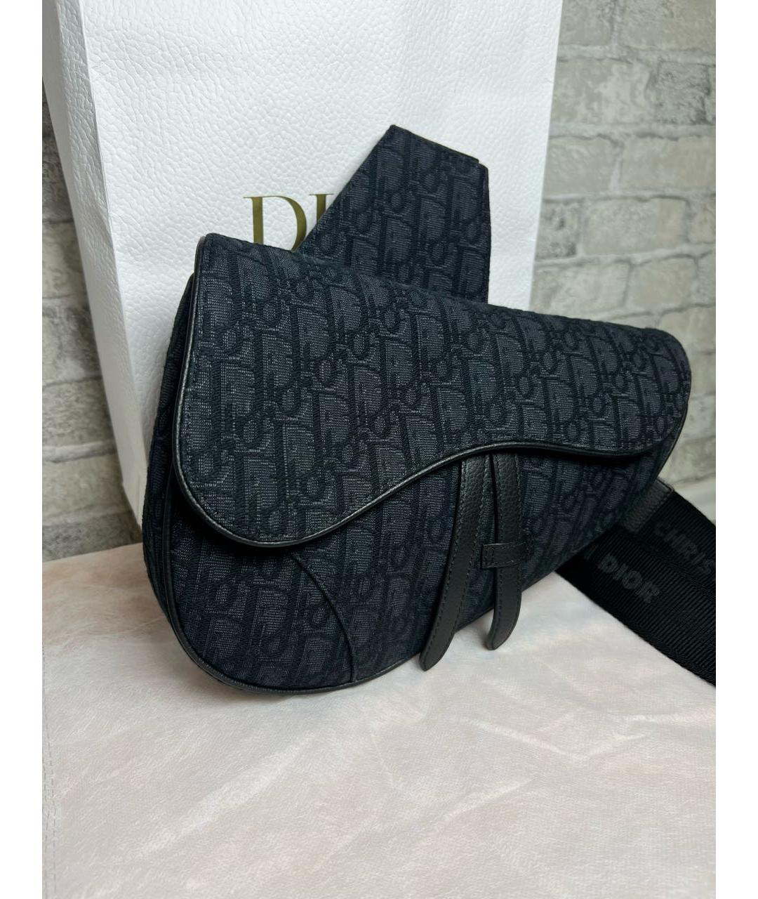 CHRISTIAN DIOR Черная сумка на плечо, фото 3