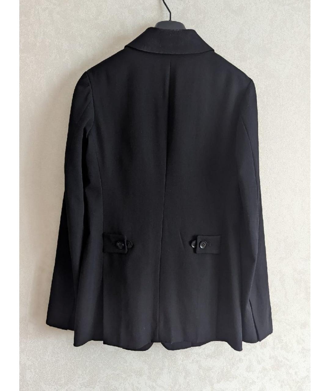 YOHJI YAMAMOTO Черный шерстяной жакет/пиджак, фото 2