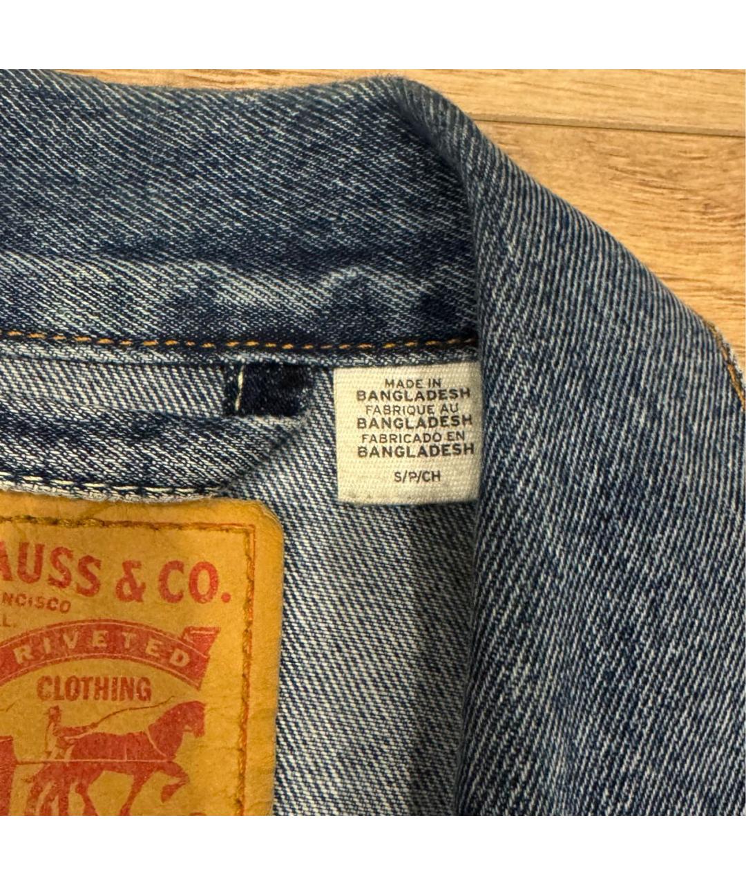 LEVI'S Синяя деним куртка, фото 5