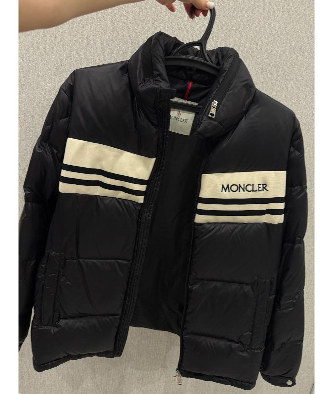 MONCLER Черный пуховик, фото 9