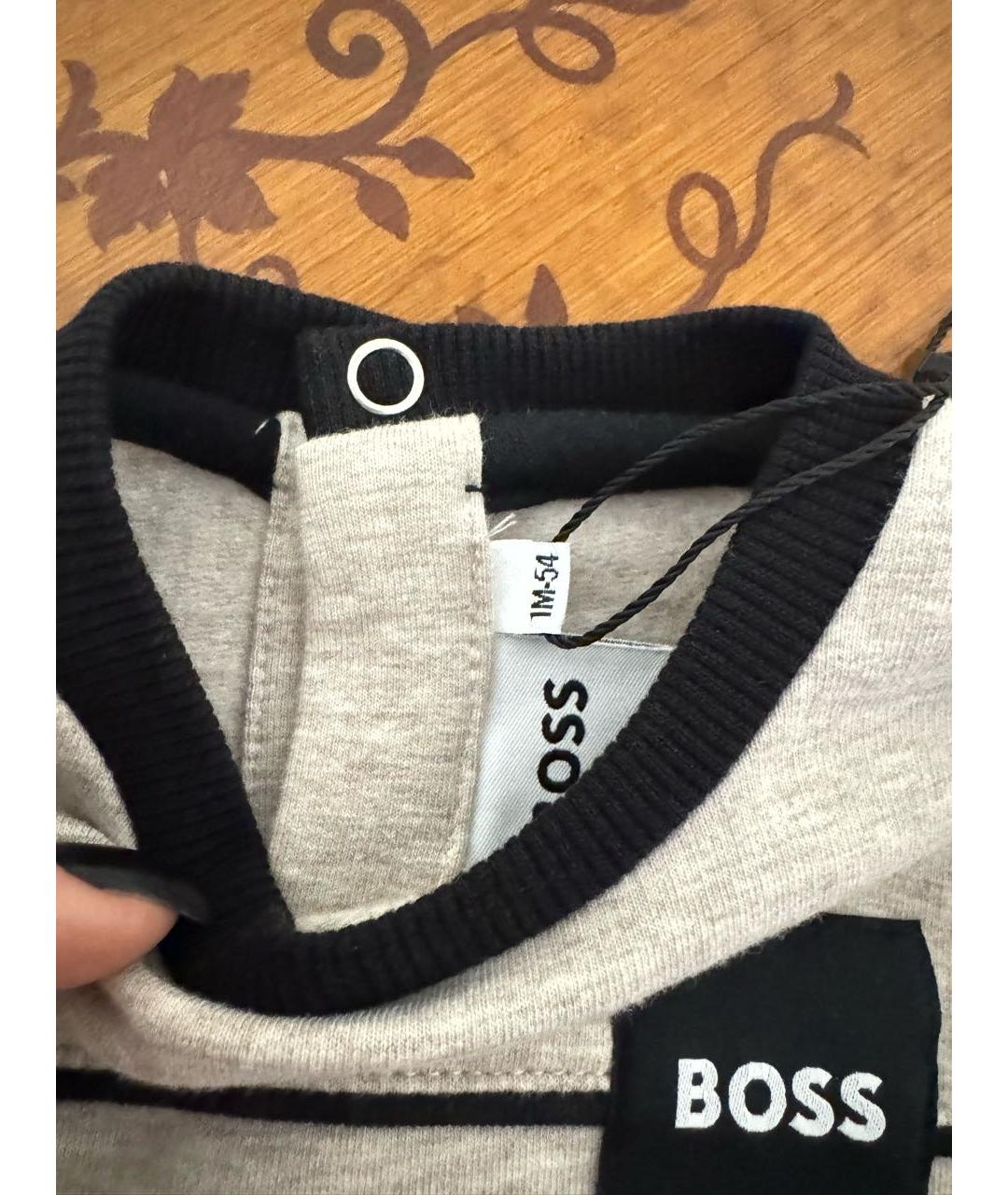 HUGO BOSS Бежевый хлопковый комбинезон, фото 4