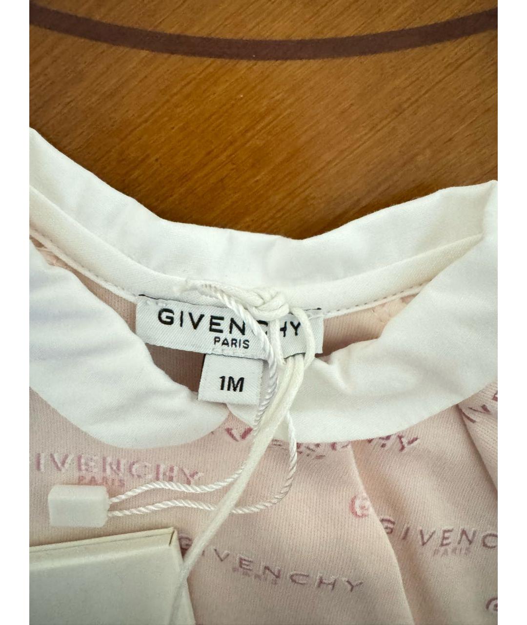 GIVENCHY Розовый хлопковый комбинезон, фото 4