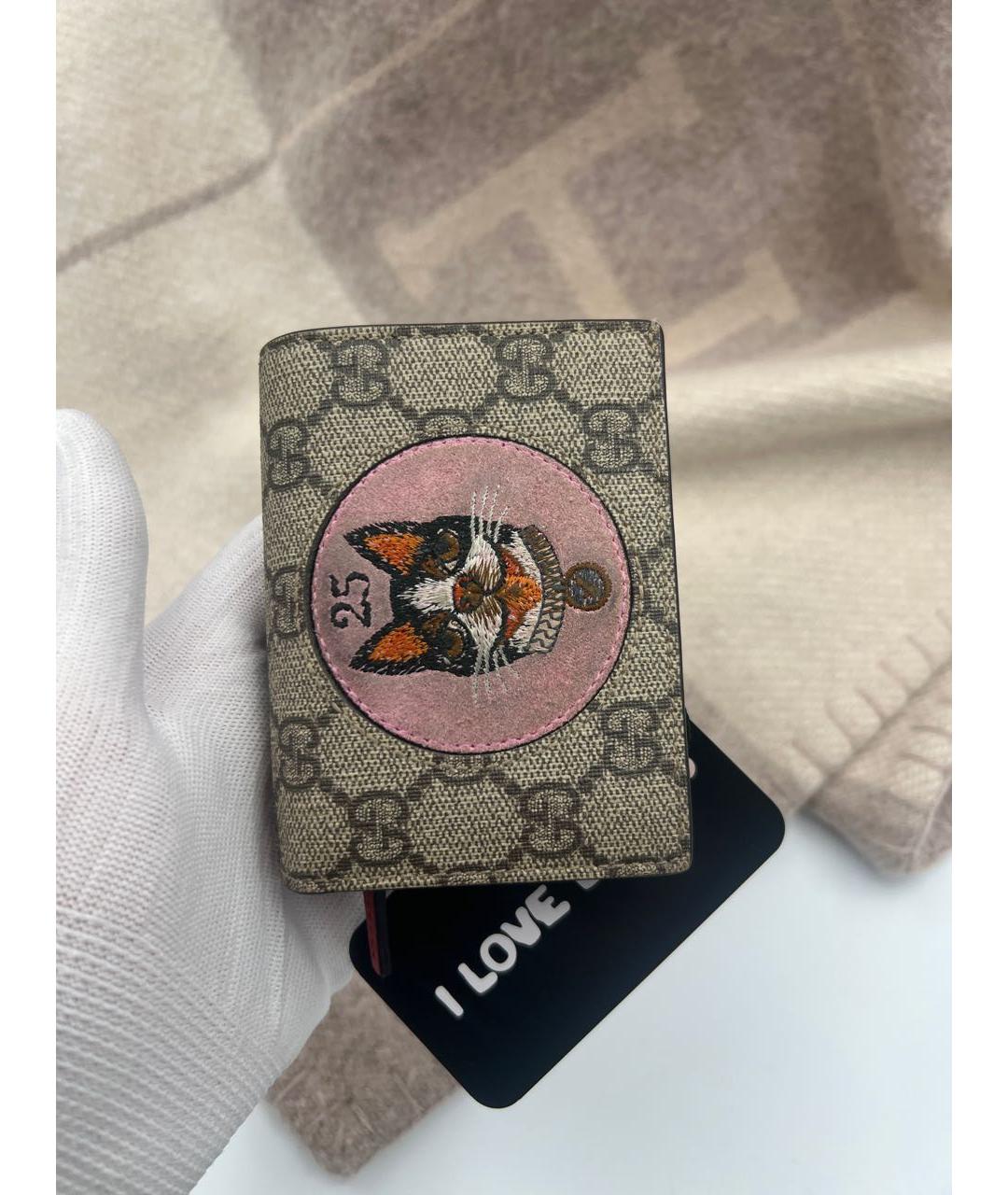 GUCCI Бежевый кошелек, фото 7