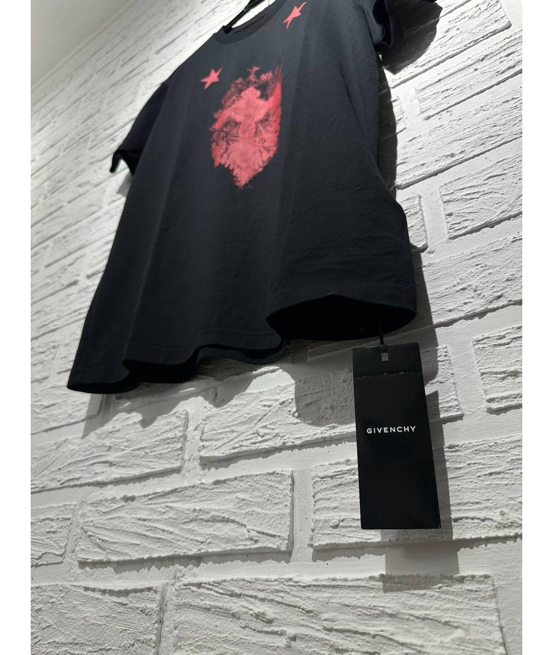 GIVENCHY Черная хлопковая майка, фото 3
