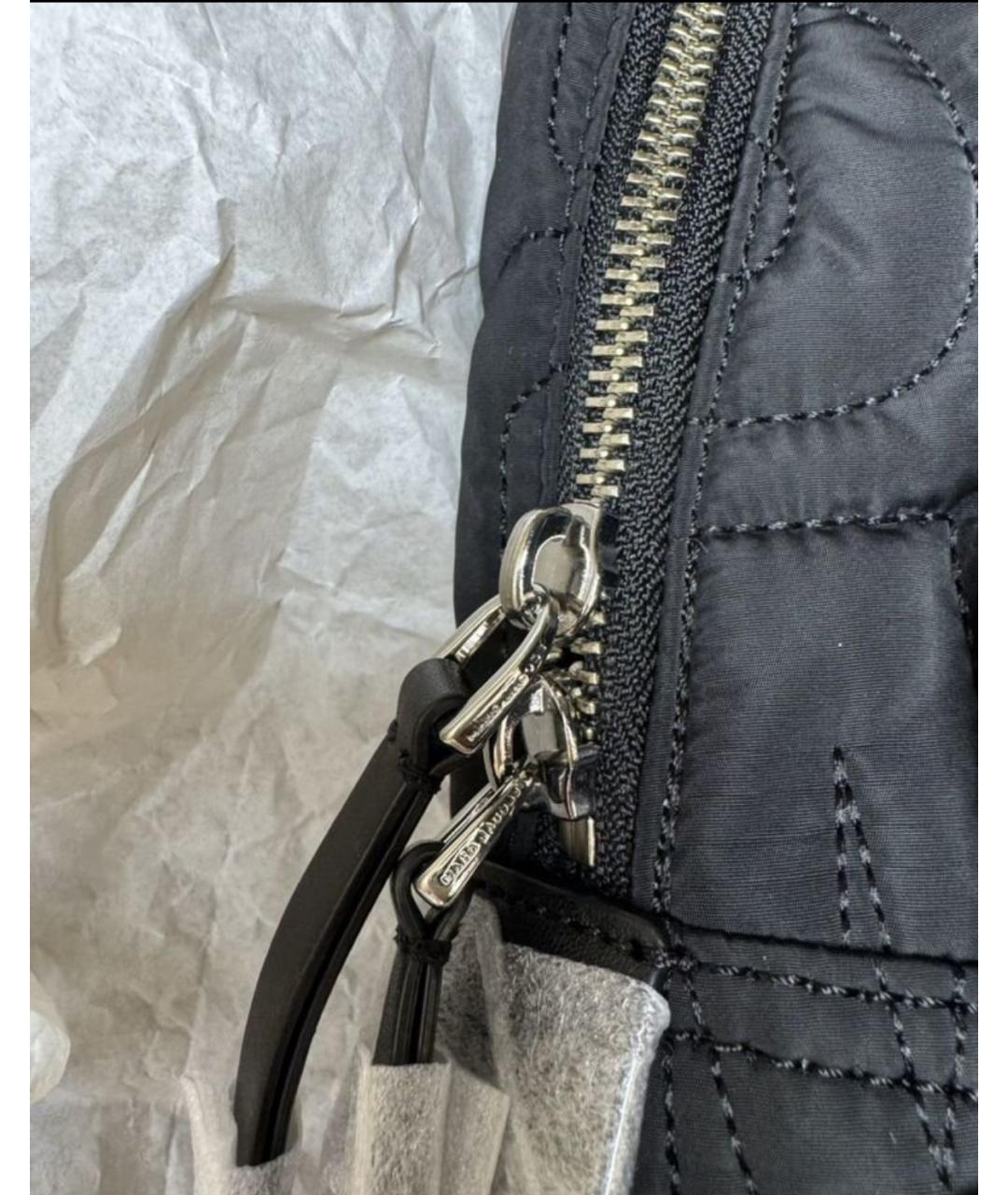 MARC JACOBS Черный тканевый рюкзак, фото 5