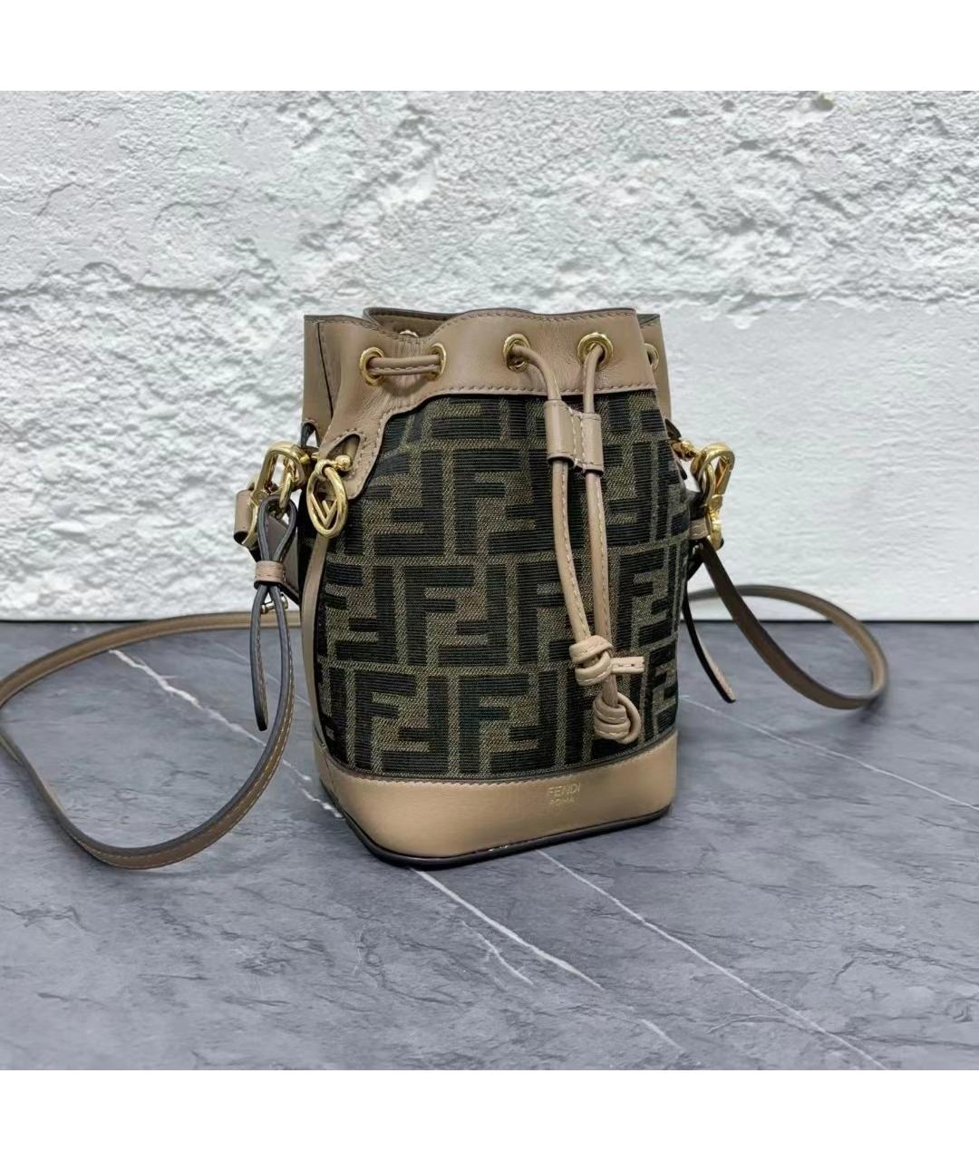 FENDI Коричневая сумка через плечо, фото 2