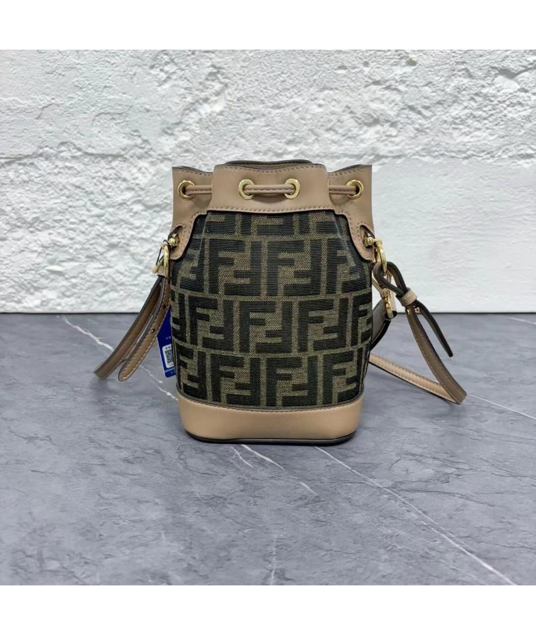 FENDI Коричневая сумка через плечо, фото 4