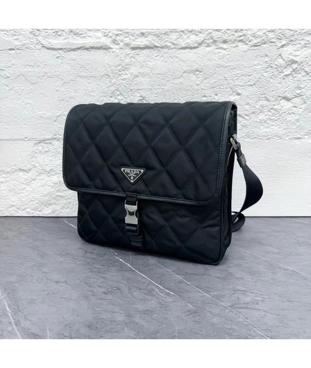 PRADA Черная сумка через плечо, фото 3