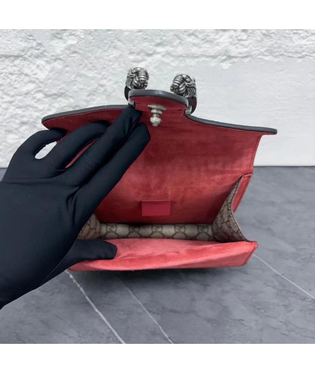 GUCCI Серая сумка через плечо, фото 7