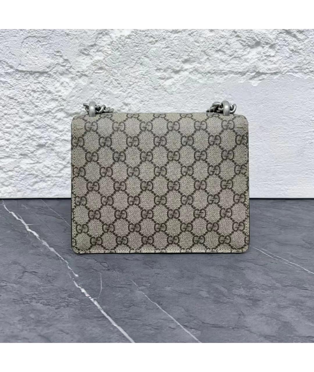 GUCCI Серая сумка через плечо, фото 5