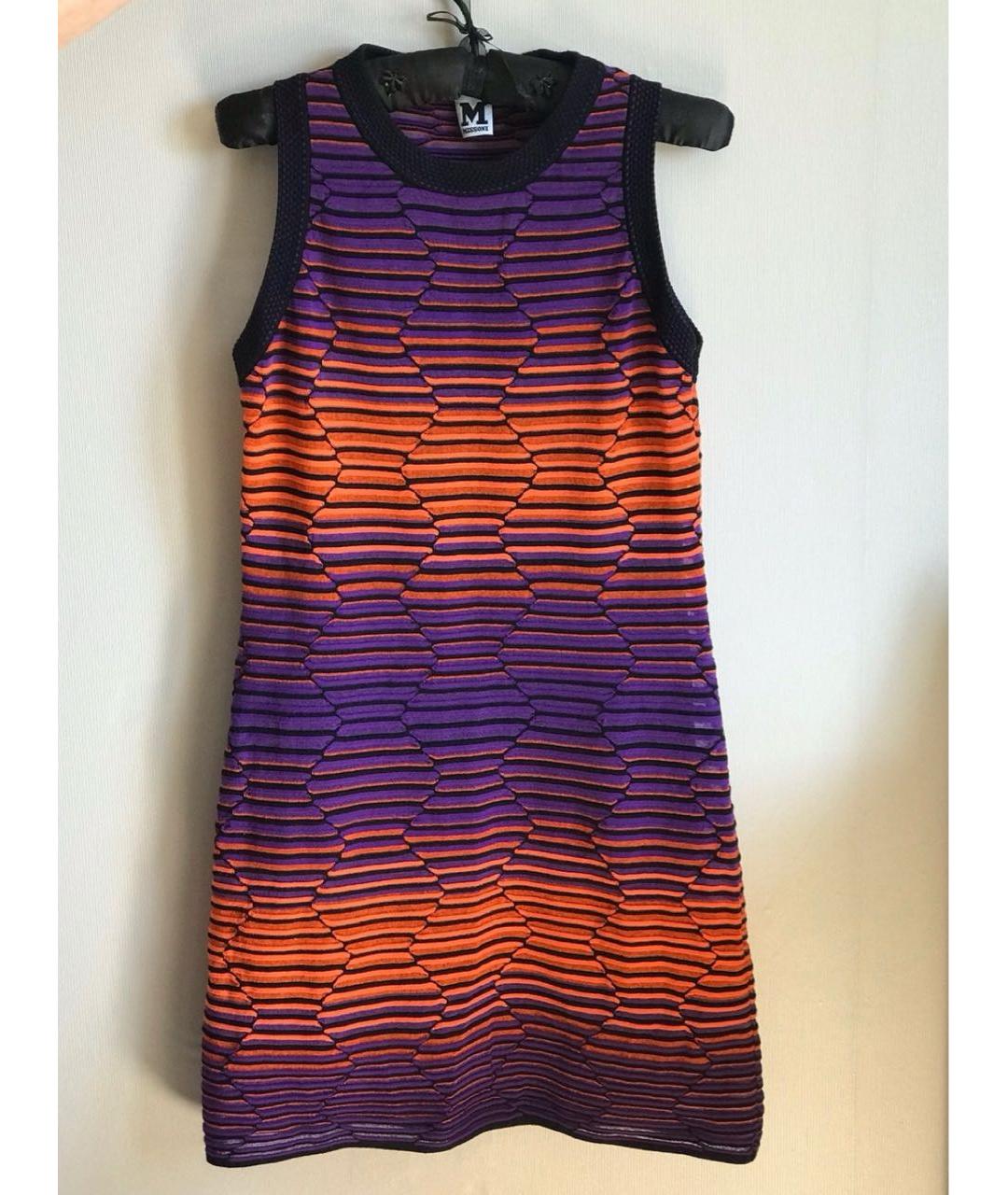 M MISSONI Мульти хлопковое повседневное платье, фото 5